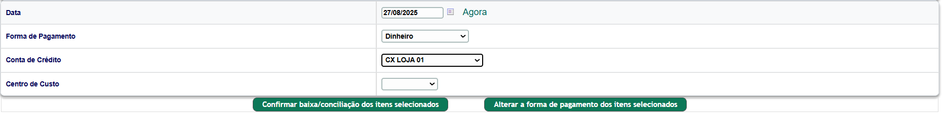 Como dar baixa em várias faturas de fornecedores ao mesmo tempo  - imagem 4